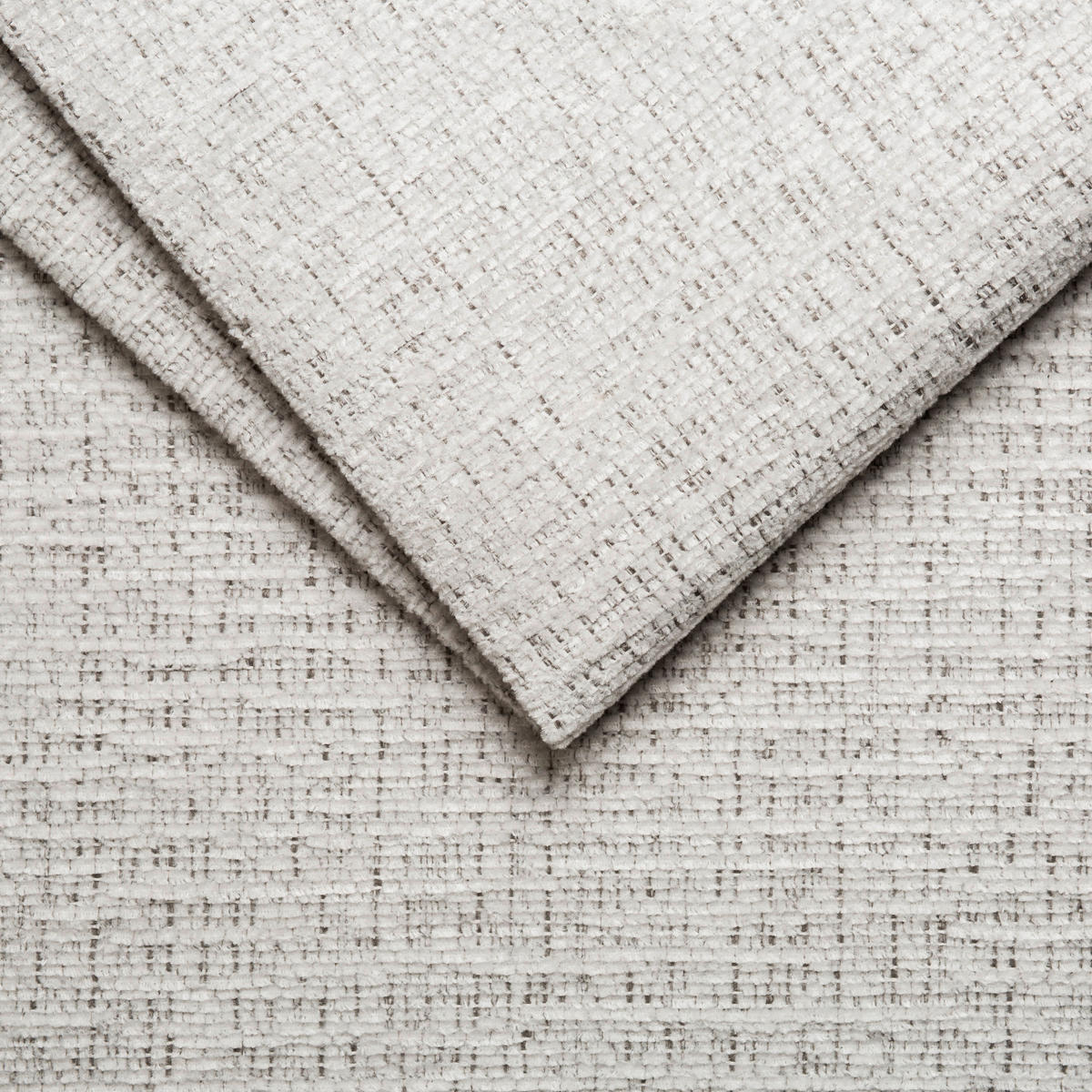 BIGSOFA Chenille Grau  - Schwarz/Grau, MODERN, Textil/Metall (300/112/121cm) - Xora