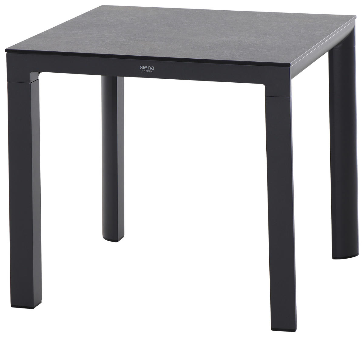 GARTENTISCH 80/80/74 cm Metall quadratisch  - Anthrazit/Titanfarben, Basics, Kunststoff/Metall (80/80/74cm) - Siena Garden