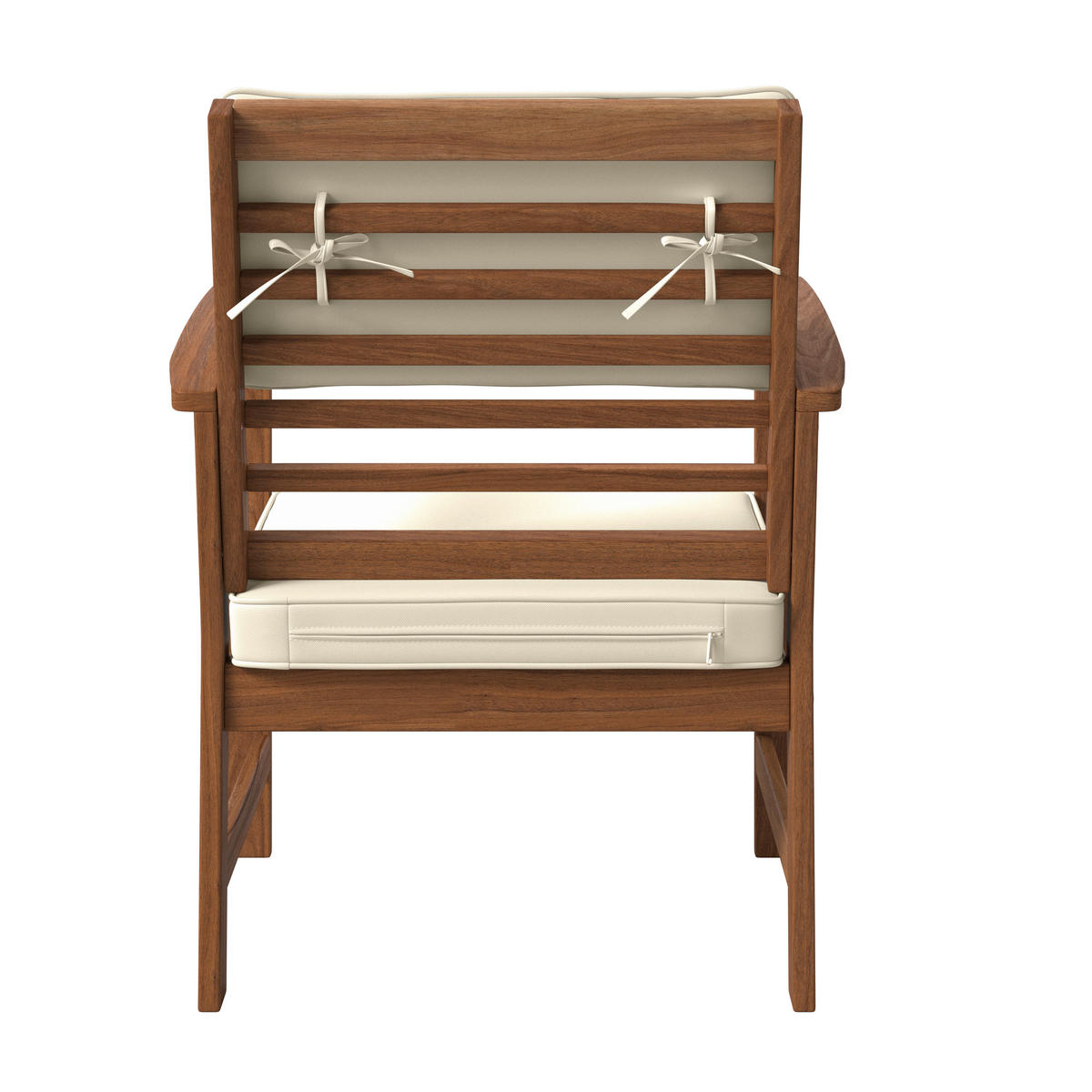 LOUNGEGARNITUR   80/50/33 cm Akazie vollmassiv  - Taupe/Naturfarben, MODERN, Holz/Wellpappe (80/50/33cm) - Ambia Garden