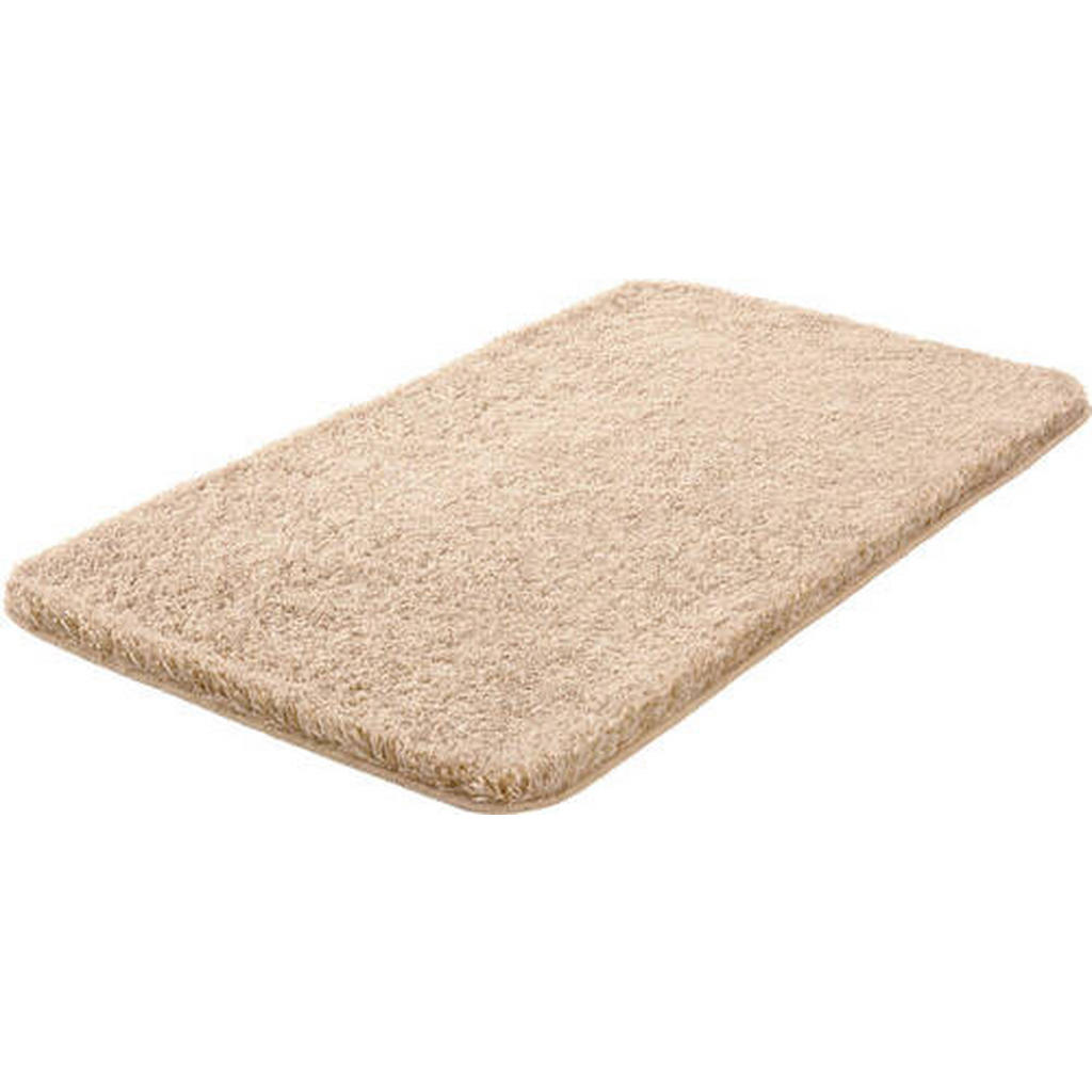 Thumbnail - Grund Badteppich Melange, Beige, Textil, Abstraktes, rechteckig, 50x80 cm, Oeko-Tex® Standard 100, Made in Europe, für F...