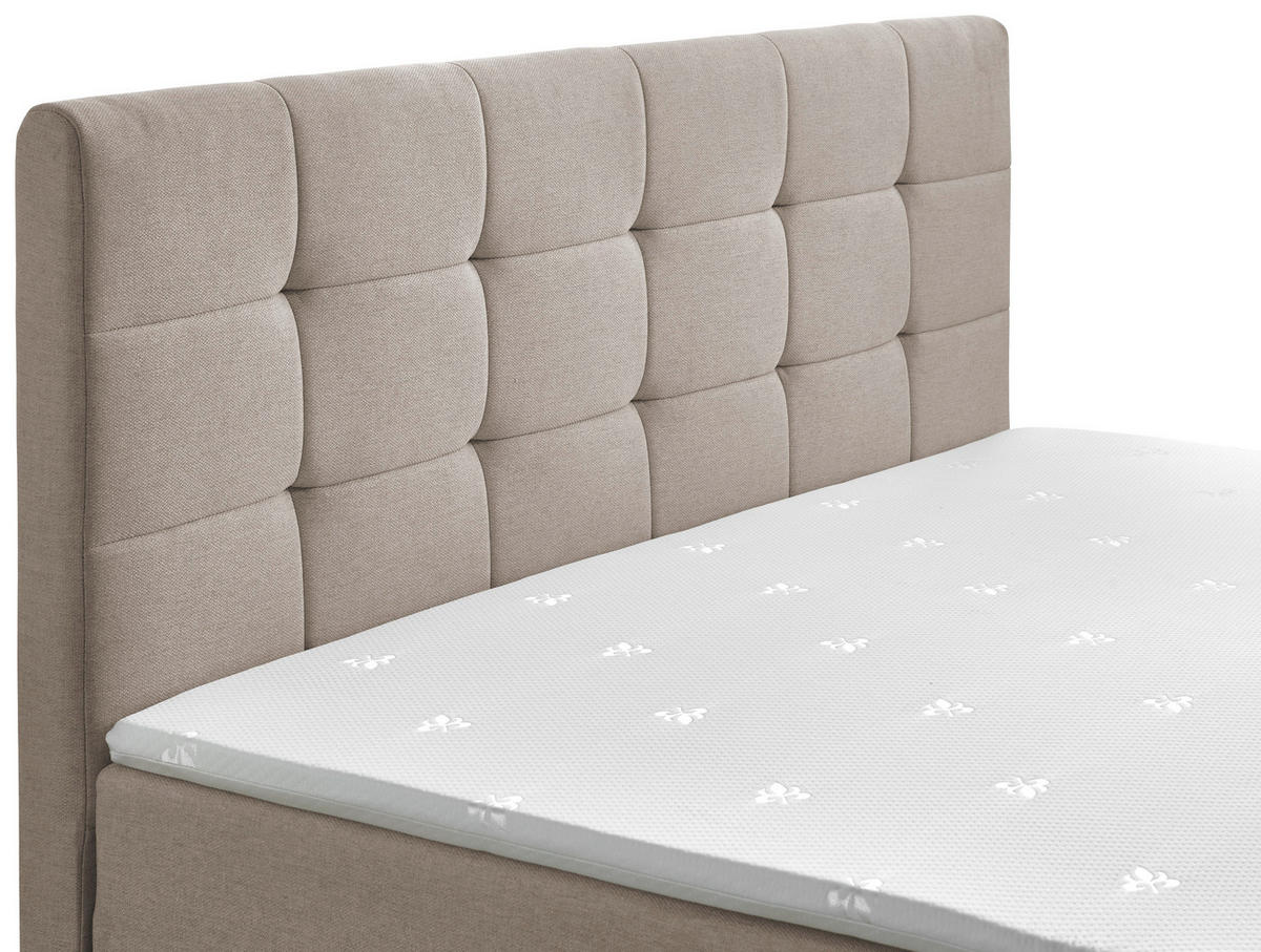 BOXBETT 180/200 cm  in Beige  - Beige, Basics, Textil (180/200cm) - Boxxx