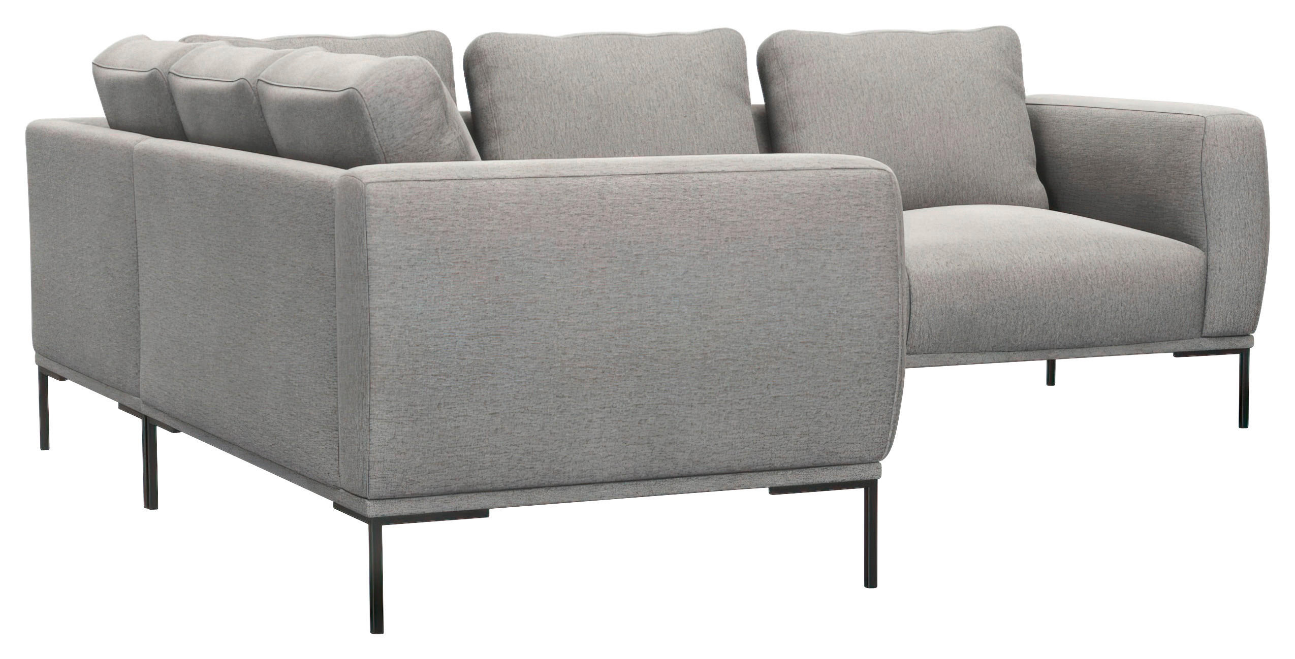 Thumbnail - Livetastic Ecksofa, Grau, Textil, 5,5-Sitzer, Füllung: Schaumstoff, Ottomane links, L-Form, 252x219 cm, FSC Mix, Oeko-Te...