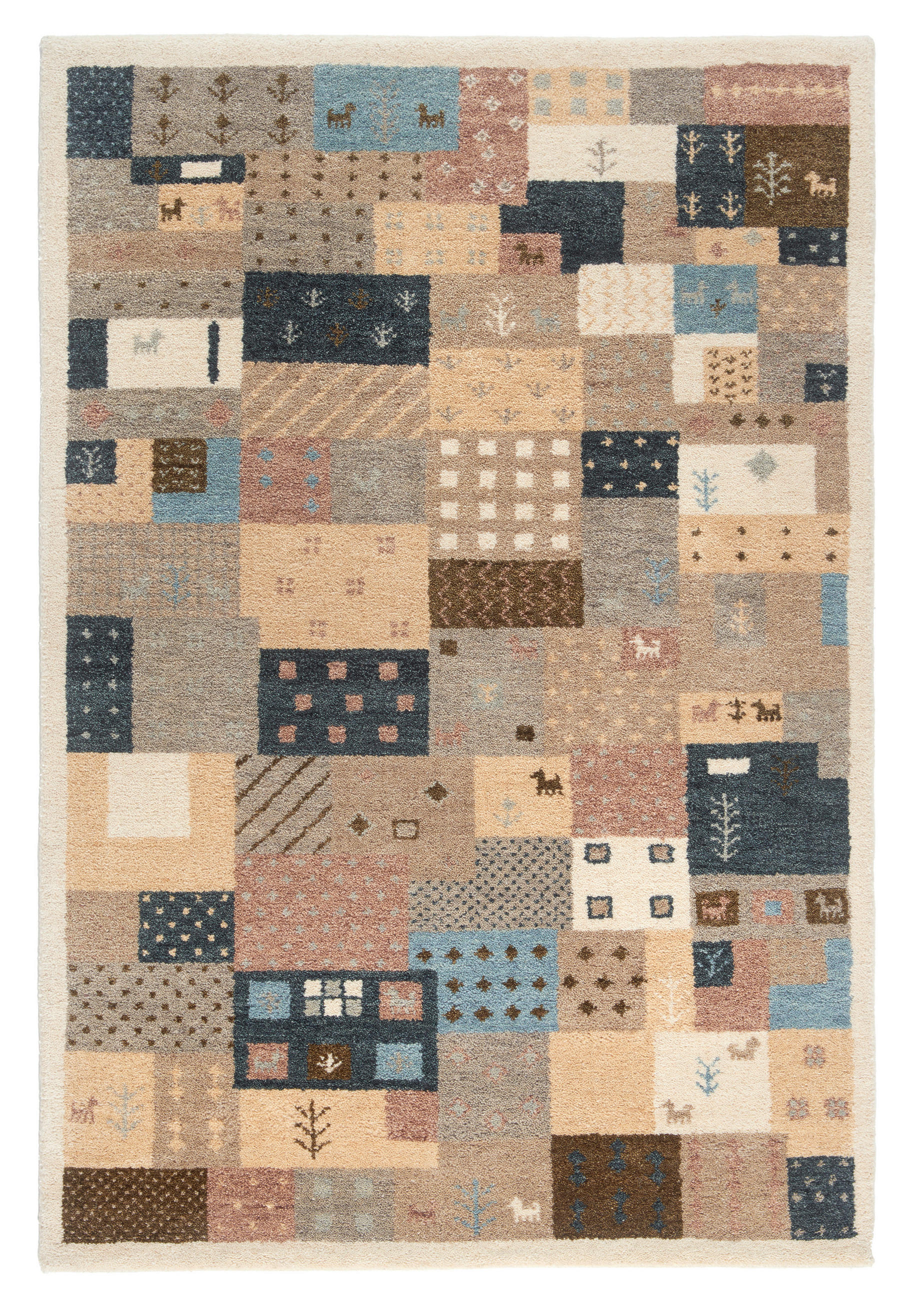 ORIENTTEPPICH  Wohnzimmer 80/200 cm Revolution Beige rechteckig  - Beige, LIFESTYLE, Textil (80/200cm) - Cazaris