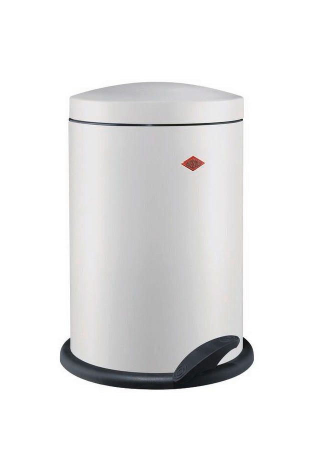 ABFALLSAMMLER ABFALLSAMMLER 116 13 L  - Schwarz/Weiß, KONVENTIONELL, Kunststoff/Metall (30/42,5cm) - Wesco