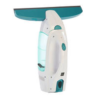 FENSTERSAUGER DRY & CLEAN  - Türkis/Weiß, Basics, Kunststoff (28/10,5/37cm) - Leifheit