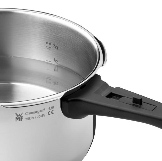 EKSPRES LONAC 8,5 l Perfect - boje oplemenjenog čelika/crna, Basics, metal (22cm) - WMF