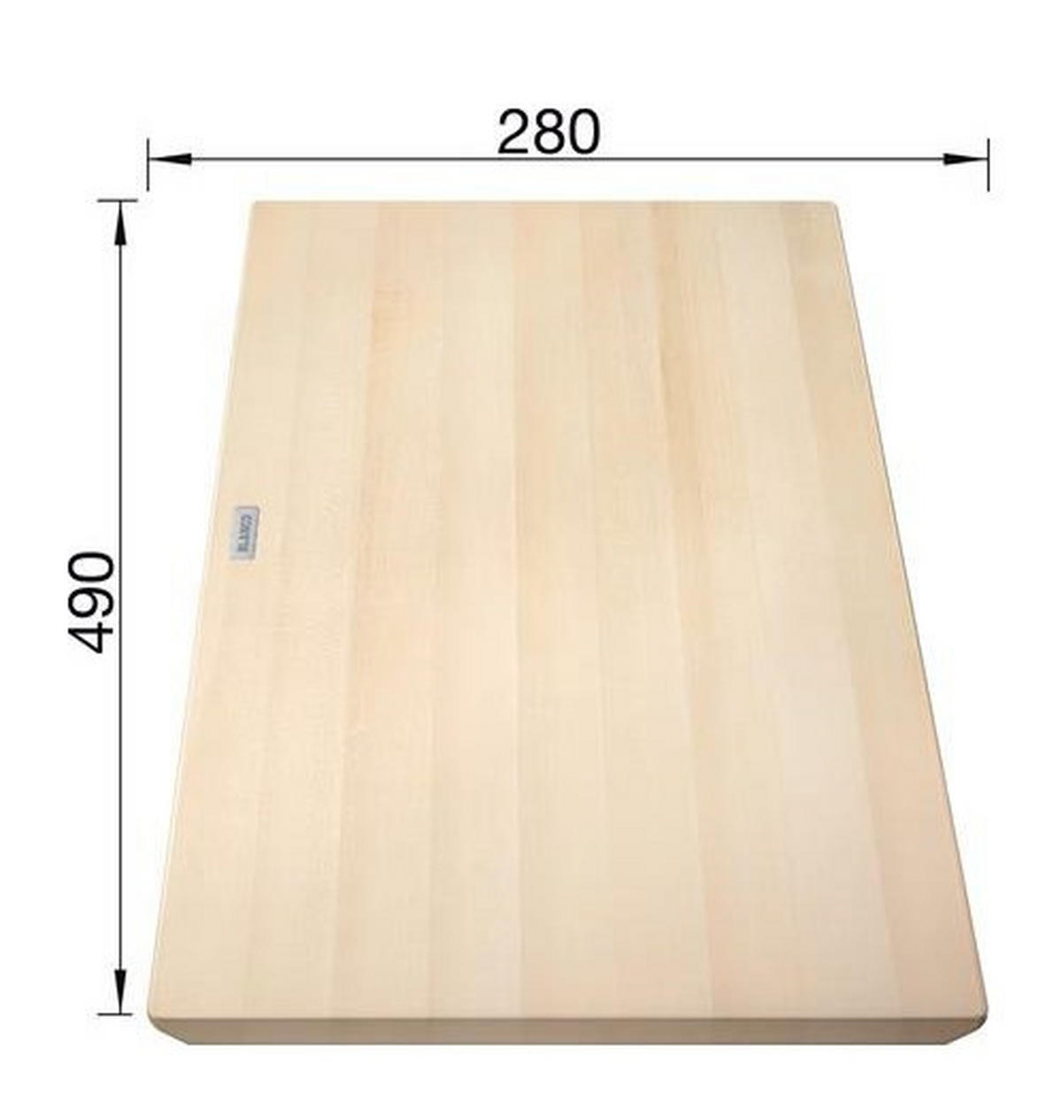 SCHNEIDEBRETT Holz Ahorn  - Ahornfarben, Basics, Holz (49/2,8/28cm) - Blanco