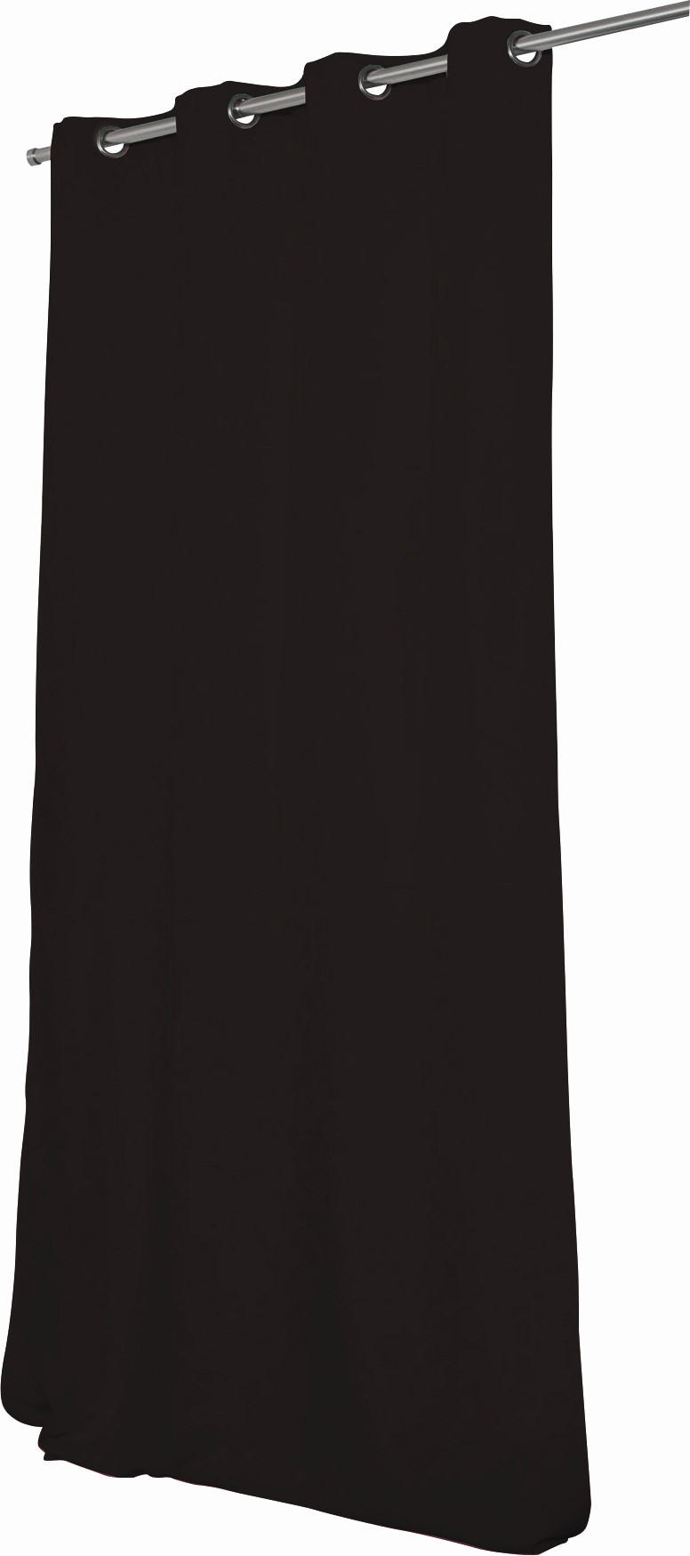 WÄRMESCHUTZVORHANG Verdunkelung  - Dunkelbraun, Design, Textil (145/260cm)
