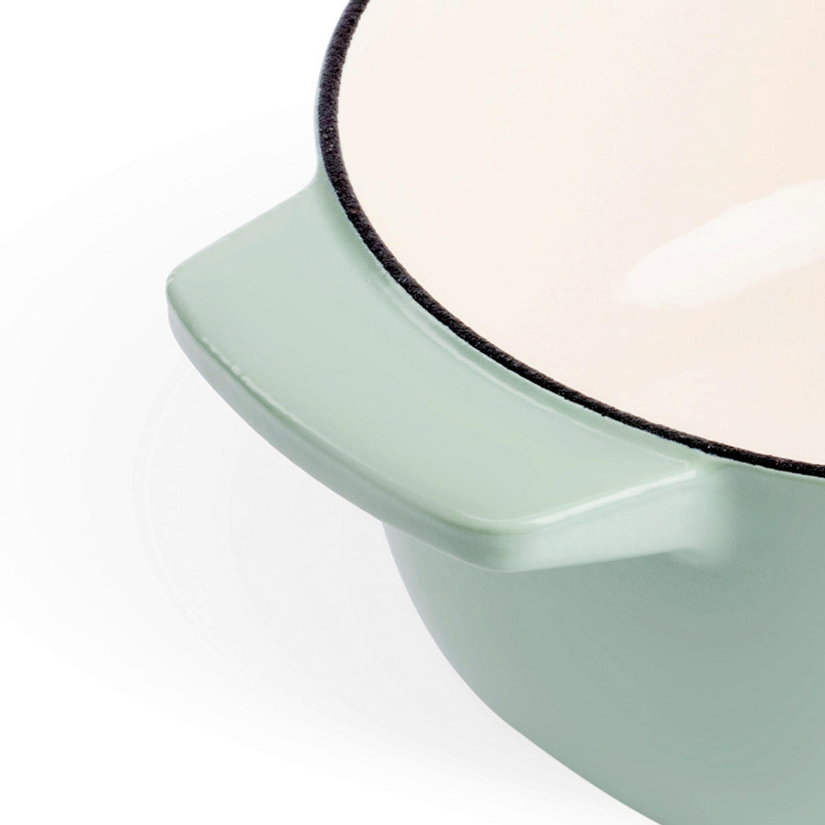 BRÄTER Cast Iron  - Creme/Hellgrün, Basics, Metall (3.3l) - Kitchenaid