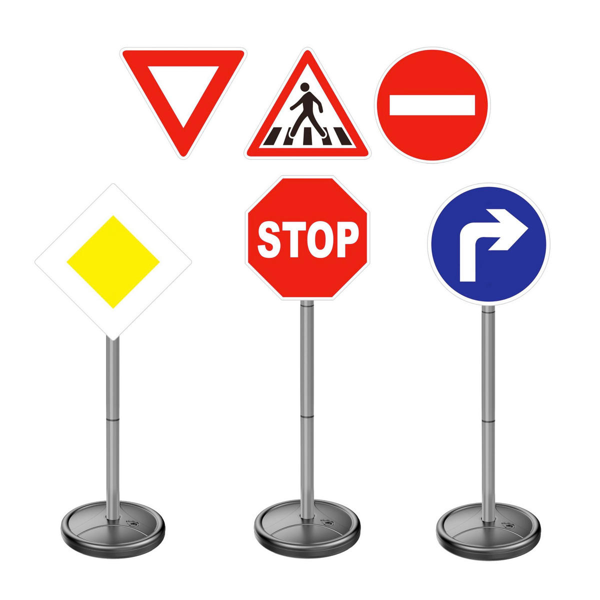 VERKEHRSZEICHEN Multicolor  - Multicolor, Basics, Kunststoff (75cm) - alldoro