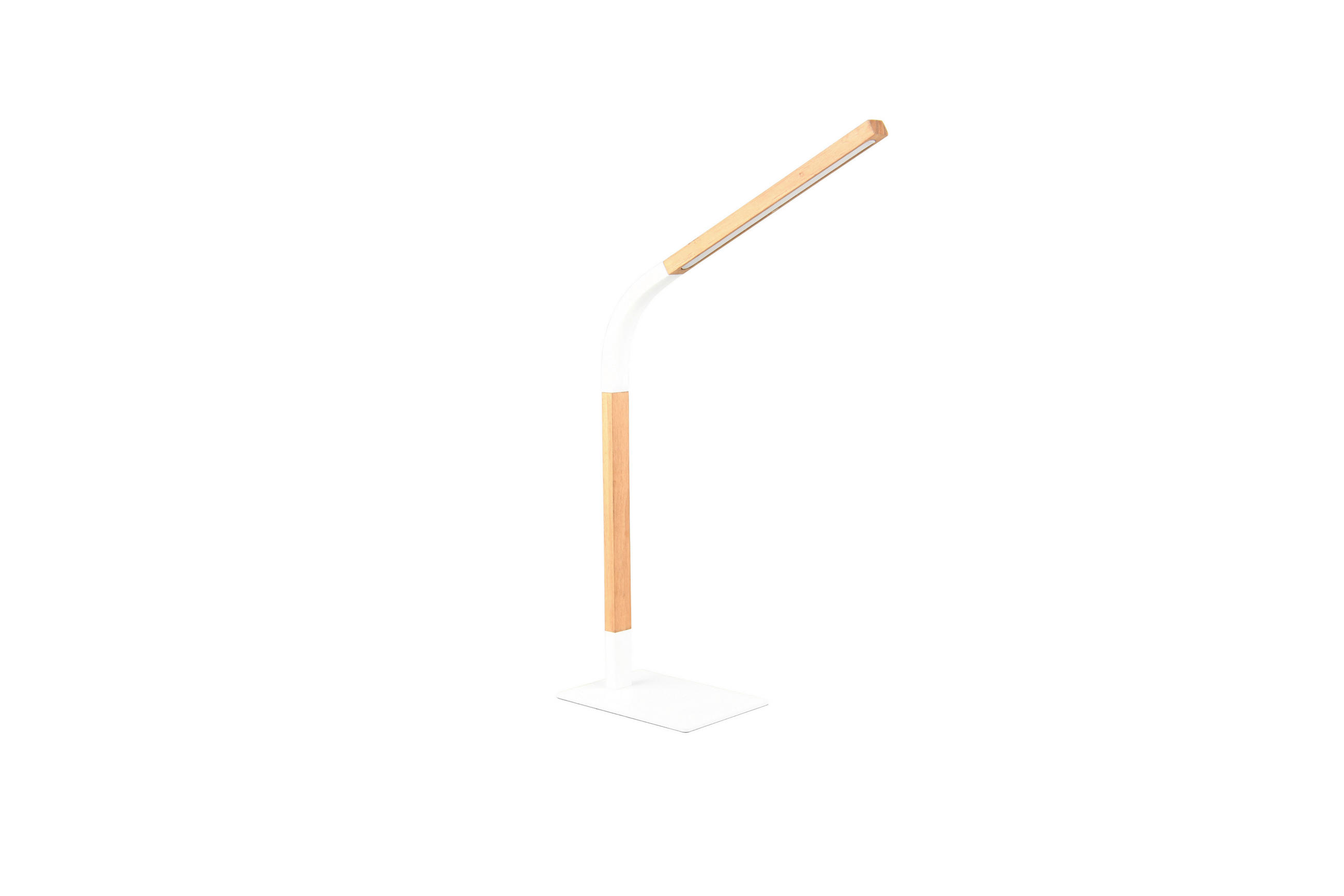 STOLNÍ LED LAMPA, dotykový stmívač,  - Basics, kov/dřevo (73,5/18,0/38cm)