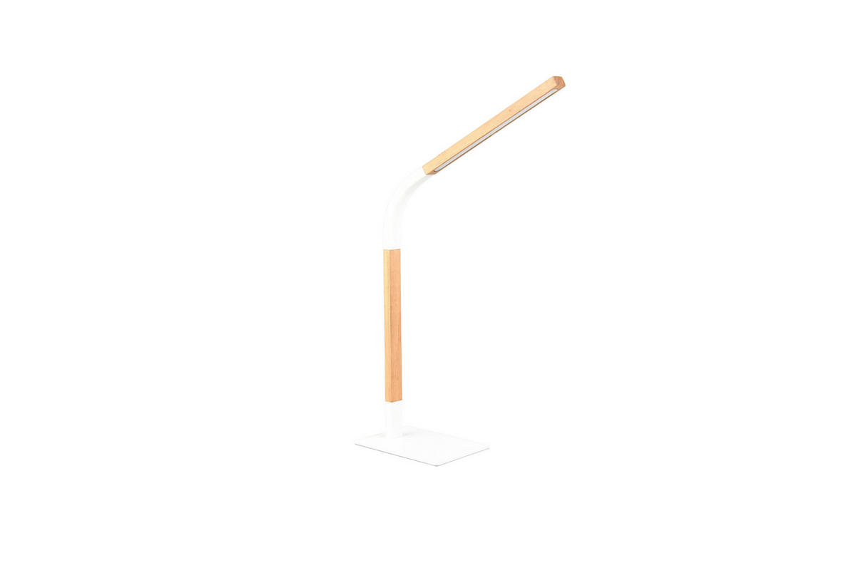 STOLNÁ LED LAMPA, dotykový stmievač,  - Basics, kov/drevo (73,5/18,0/38cm)