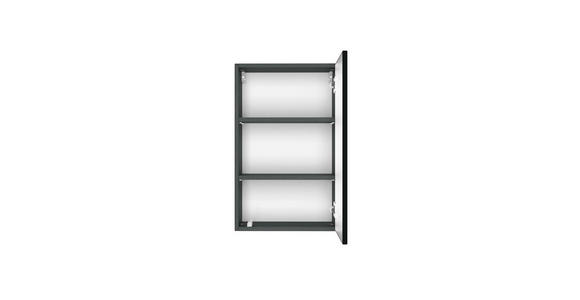 HÄNGESCHRANK 40/64/20 cm  - Graphitfarben/Grau, Natur, Holzwerkstoff (40/64/20cm) - Xora