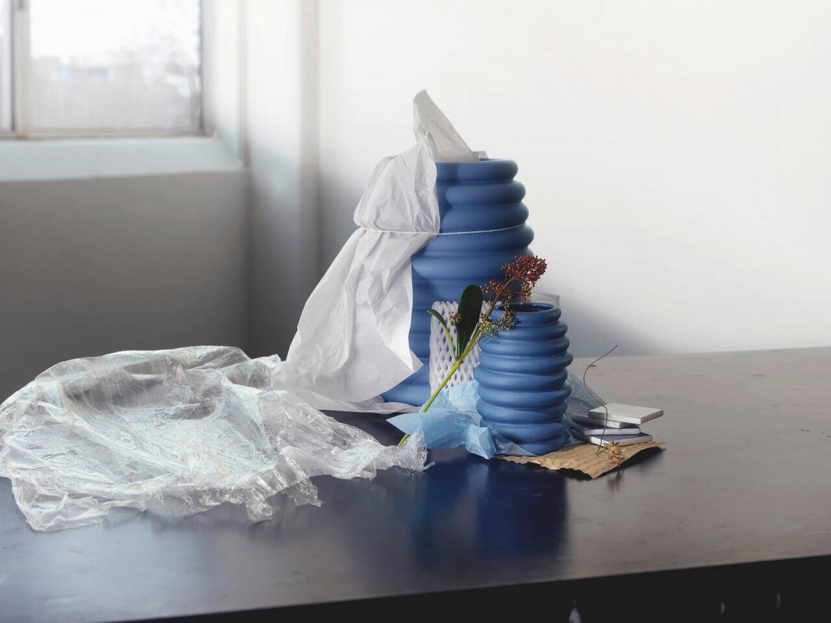 VASE  - Pastellblau, Basics, Keramik (14,2cm) - Rosenthal
