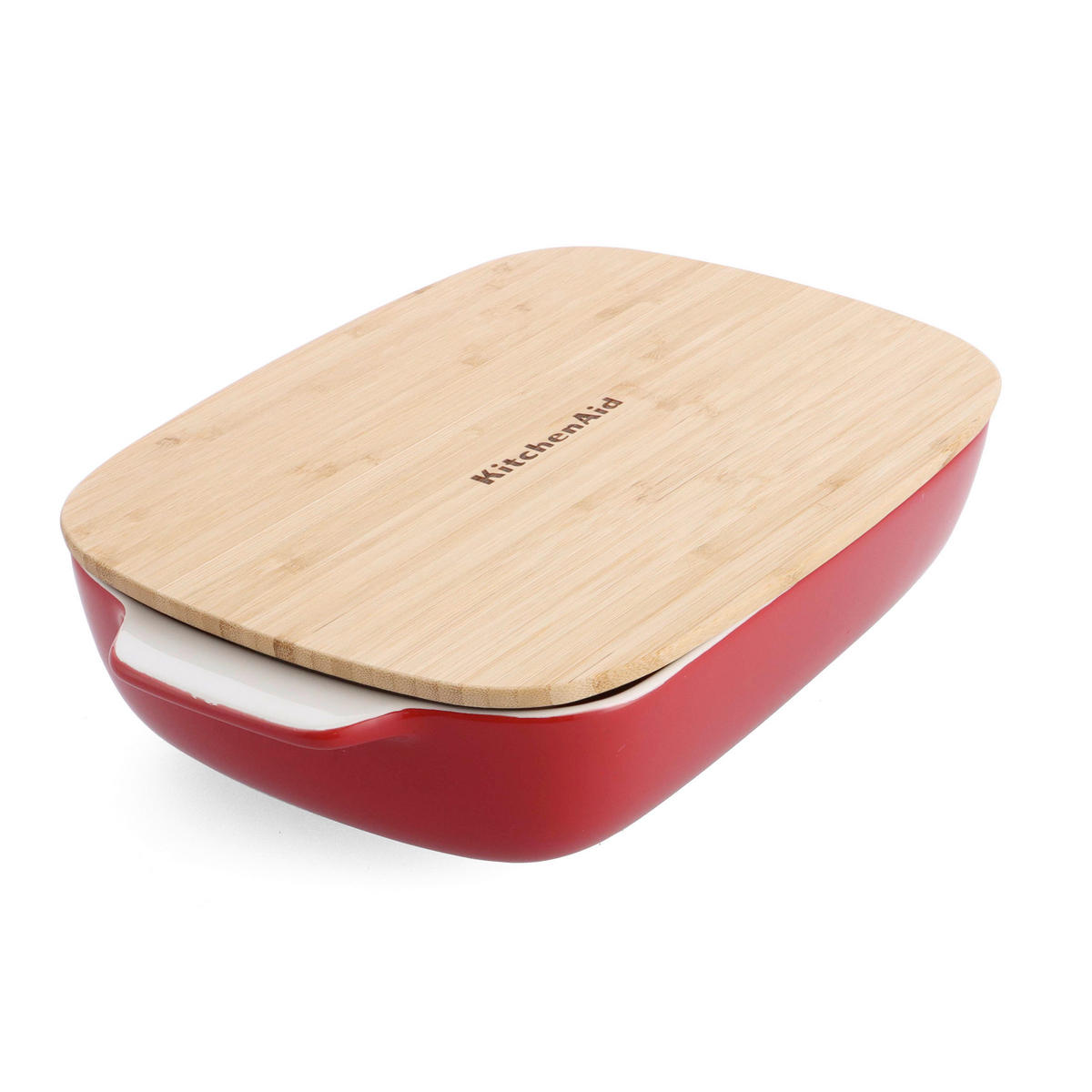 AUFLAUFFORM Keramik, Naturmaterialien Steingut  - Rot/Weiß, Basics, Naturmaterialien/Keramik (24cm) - Kidskit
