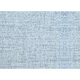 ECKSOFA in Chenille Blau, Hellblau  - Chromfarben/Blau, Design, Textil (207/301cm) - Xora