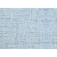 ECKSOFA in Chenille Blau  - Chromfarben/Blau, Design, Textil (207/301cm) - Xora