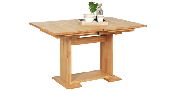 ESSTISCH in Holz 130(180)/90/75 cm - Buchefarben, Natur, Holz (130(180)/90/75cm) - Cantus