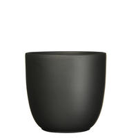 CVETLIČNI LONEC - črna, Basics, keramika (31/28.5cm) - Sonax
