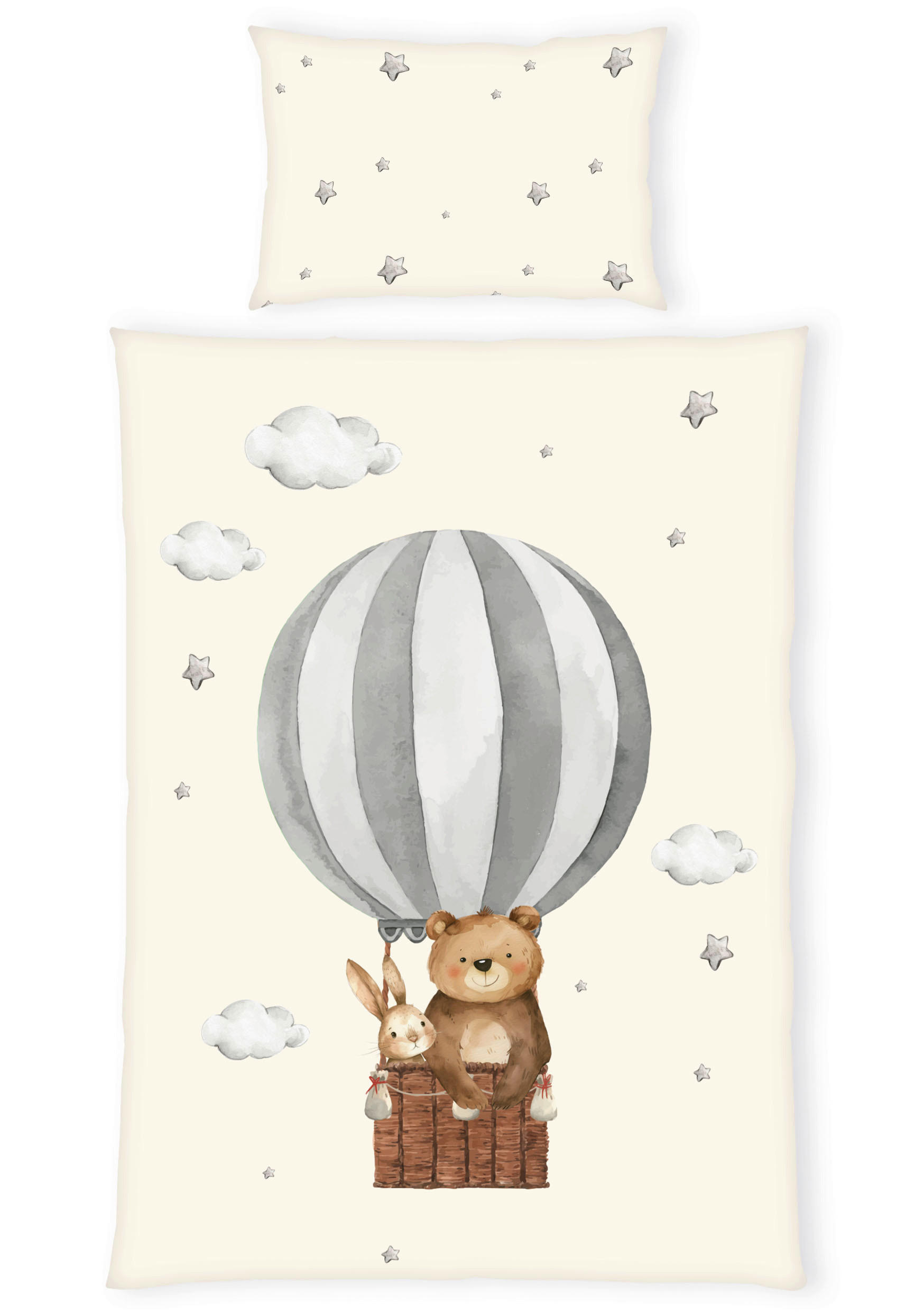 BABYBETTWÄSCHE 100/135 cm  - Beige, Basics, Textil (100/135cm) - Herding