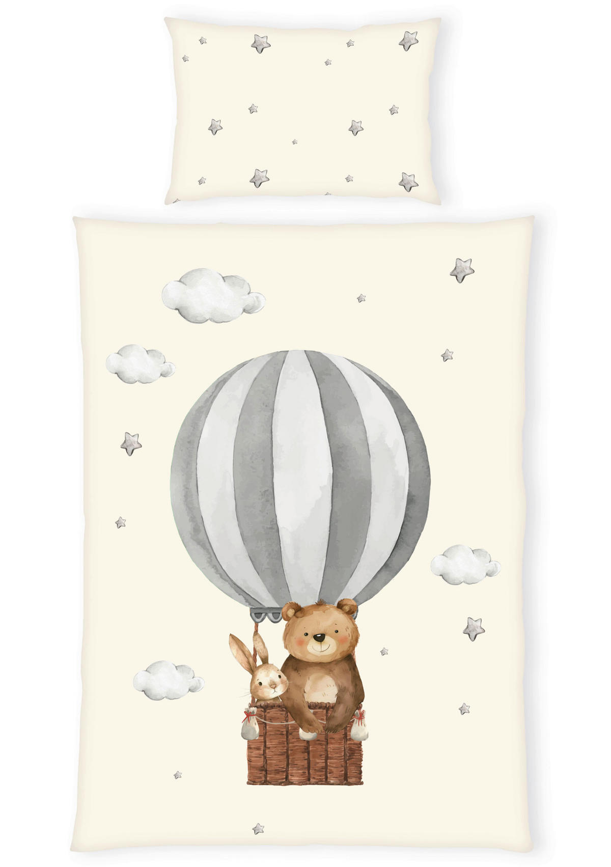 BABYBETTWÄSCHE 100/135 cm  - Beige, Basics, Textil (100/135cm) - Herding