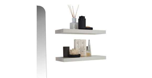 BADEZIMMER in 120 cm - Naturfarben, Design, Glas/Holzwerkstoff (120cm) - Dieter Knoll