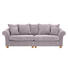 SOFA in Textil Grau, Hellgrau - Eichefarben/Hellgrau, LIFESTYLE, Holz/Textil (264/111cm) - Landscape SOFA in Textil Grau, Hellgrau - Eichefarben/Hellgrau, LIFESTYLE, Holz/Textil (264/111cm) - Landscape