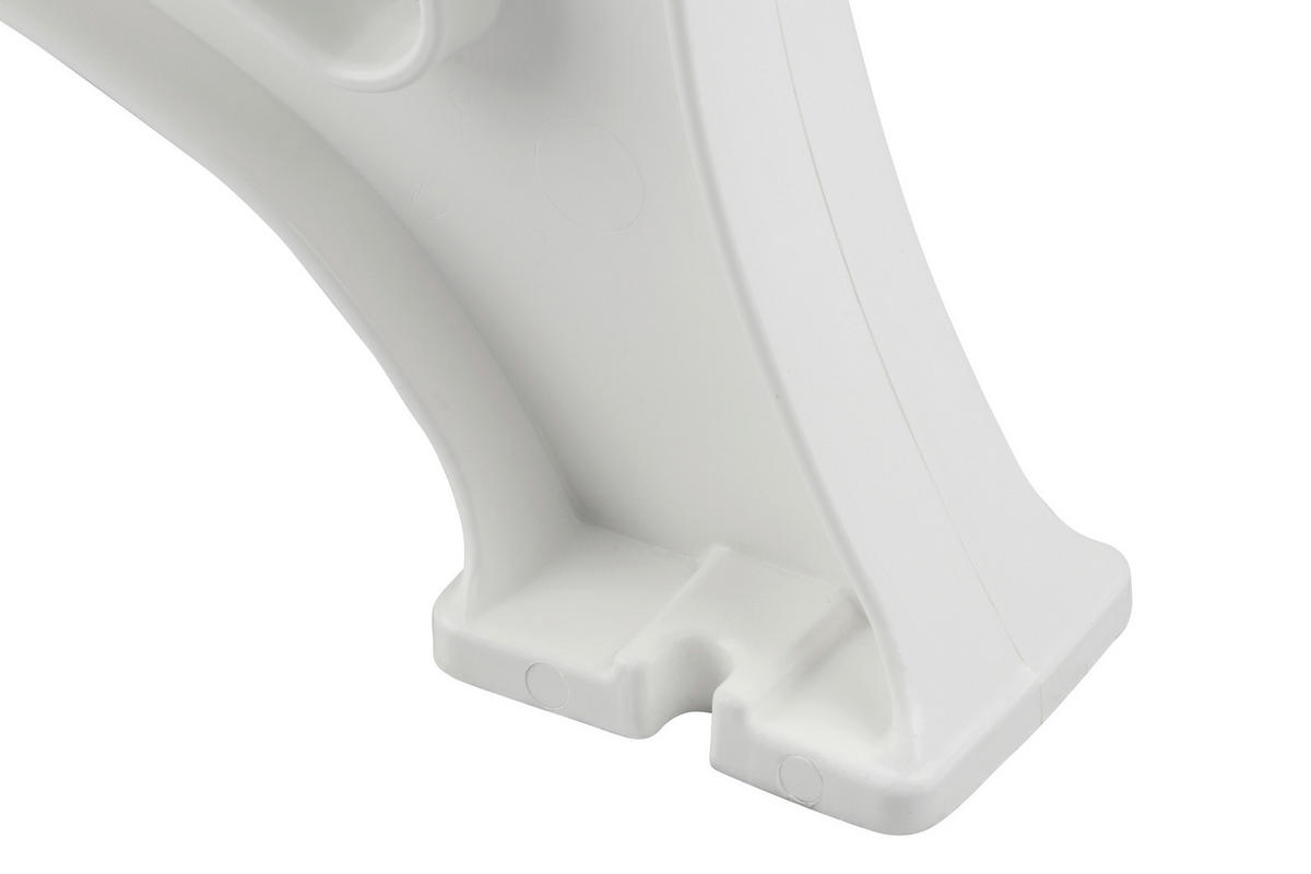 GARTENBANK 200/80/64 cm   - Weiß, Basics, Kunststoff (200/80/64cm) - Modante