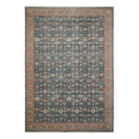 VINTAGE-TEPPICH 200/290 cm Picardie Blau, Terracotta  - Blau/Terracotta, Design, Textil (200/290cm) - Novel