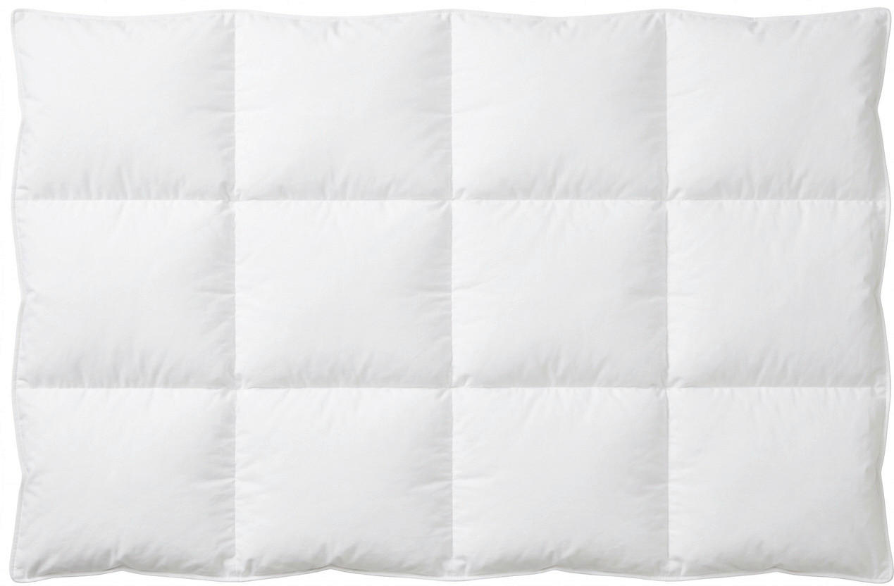 DAUNENDECKE  100/135 cm 10 % Federn 90 % Daunen  - Weiß, Basics, Textil (100/135cm)