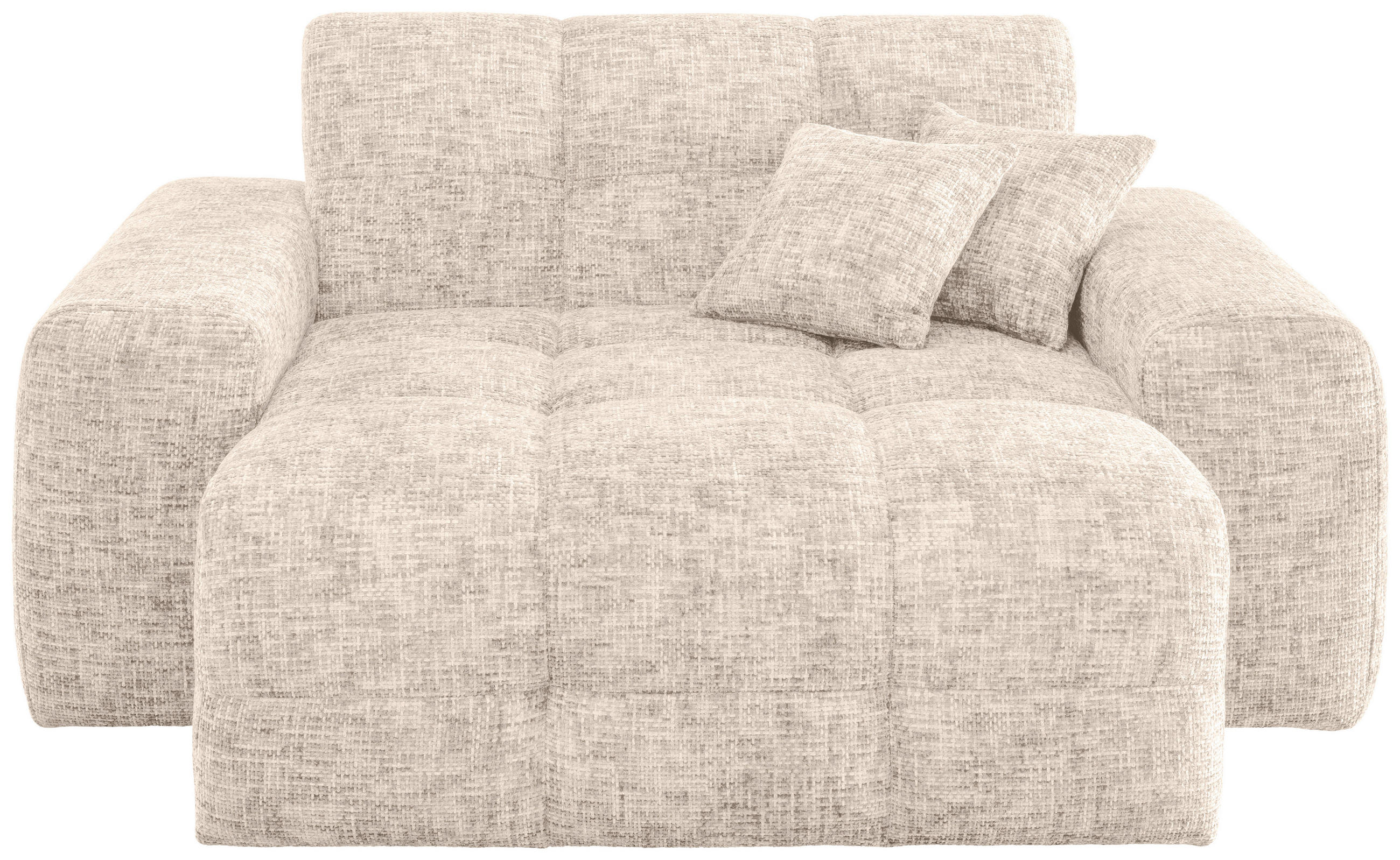 XXL-SESSEL - Creme, MODERN, Kunststoff/Textil (181/87/155cm) - Livetastic