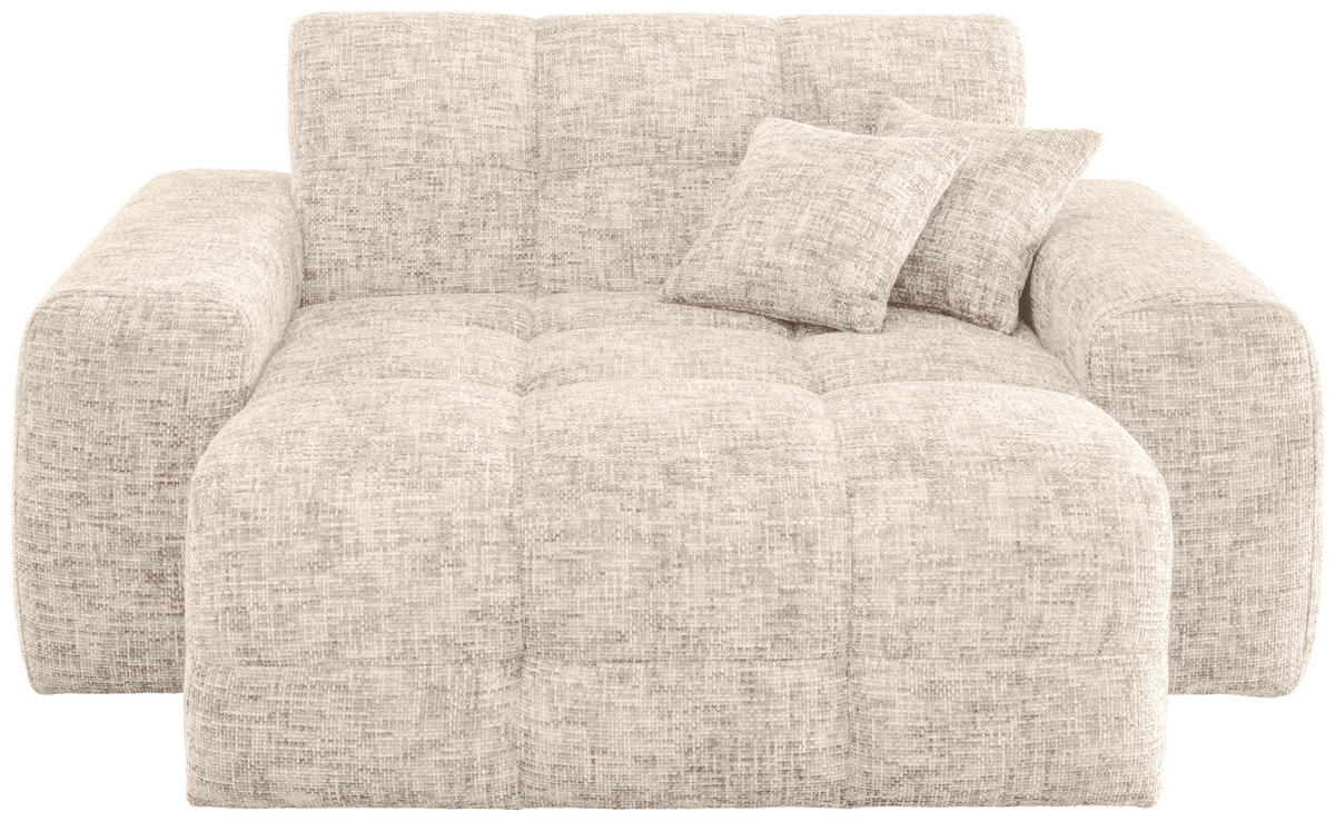 XXL-SESSEL - Creme, MODERN, Kunststoff/Textil (181/87/155cm) - Livetastic
