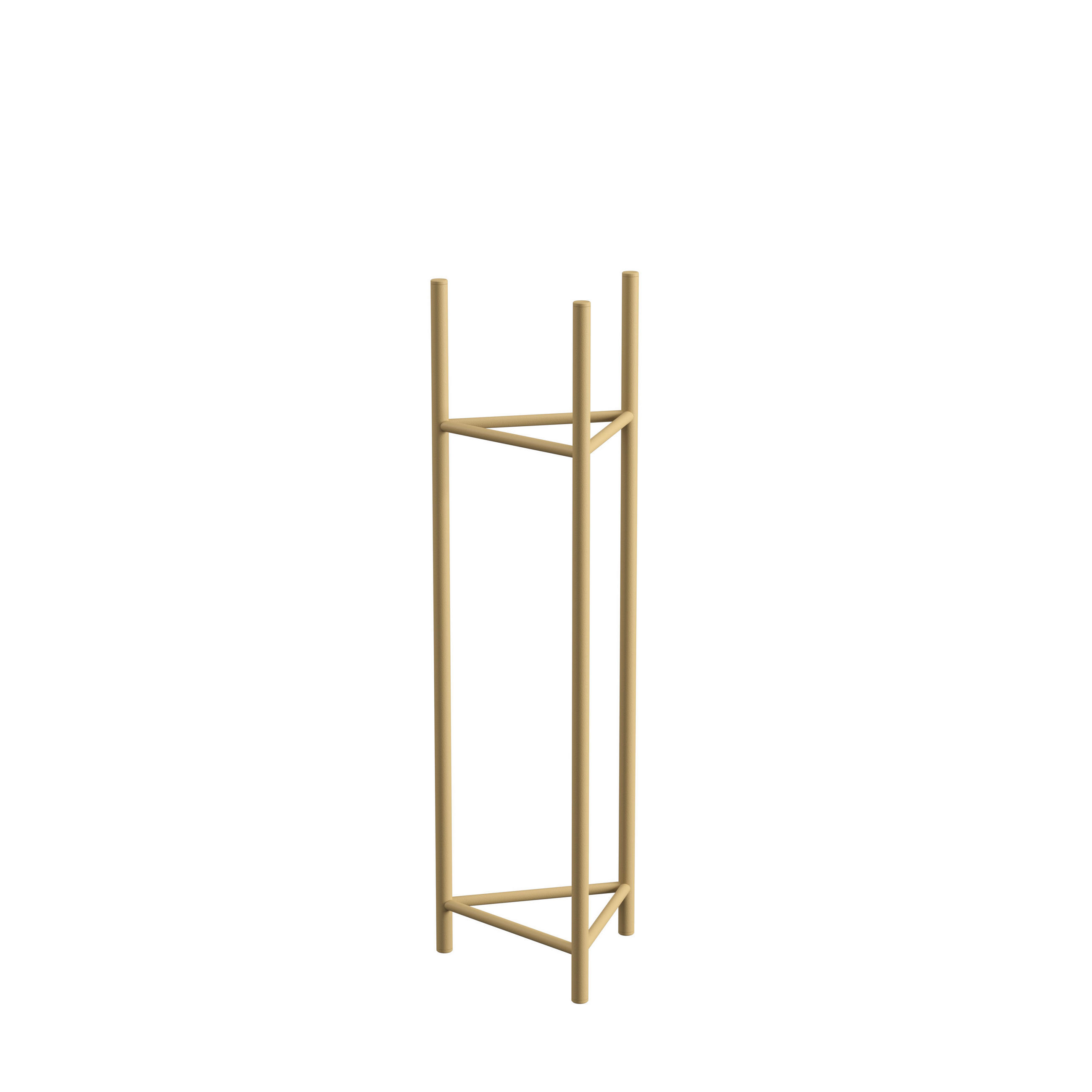 BLUMENSTÄNDER Metall  - Goldfarben, Basics, Metall (23/75/23cm)