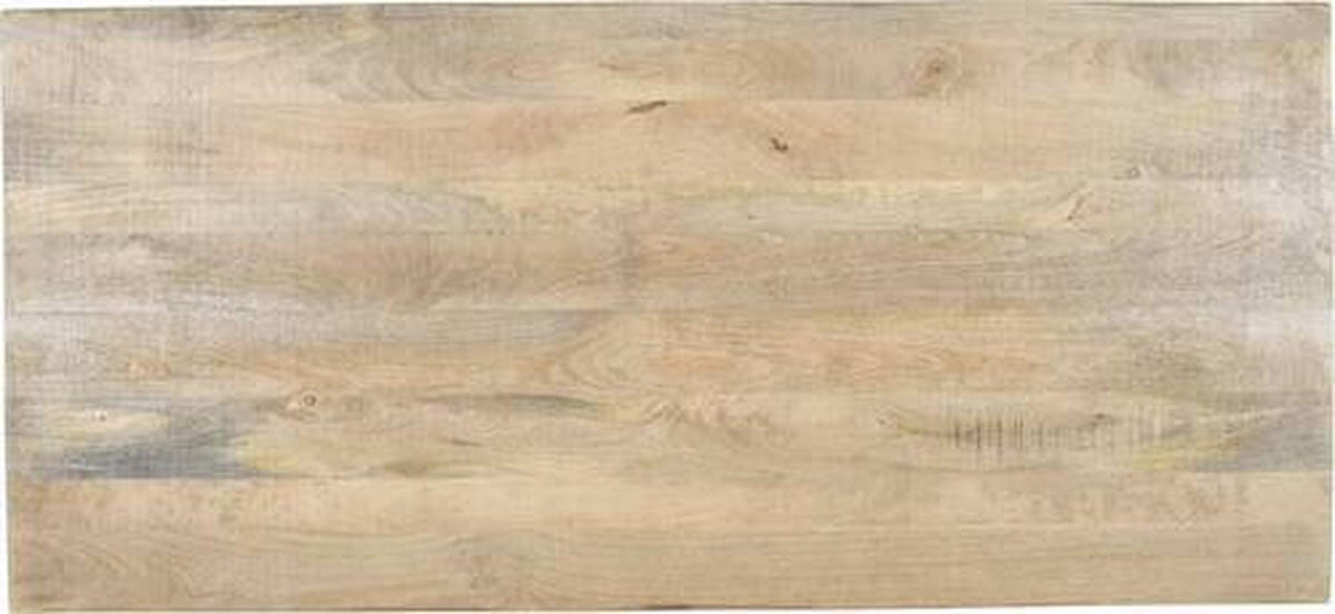 TISCHPLATTE Mangoholz massiv Braun  - Braun, MODERN, Holz (180/90/5,5cm) - Boxxx