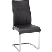 HOUPACÍ ŽIDLE, textilie, černá, šedá, - šedá/černá, Design, kov/textilie (43/98/60cm) - Carryhome