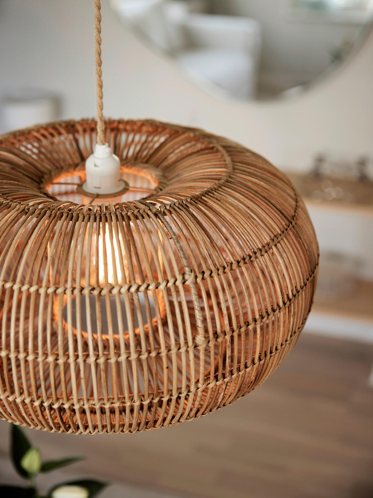 PENDELLEUCHTE Zuri 51/23 cm   - Naturfarben, Natur, Naturmaterialien (51/23cm) - PR Home