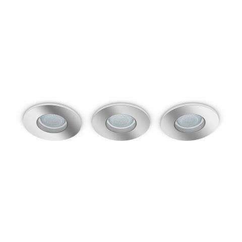 LED-DECKENLEUCHTE White Ambiance Adore Recessed  Smart 9,45/9,45/7 cm   - Weiß, Basics, Metall (9,45/9,45/7cm) - Philips HUE