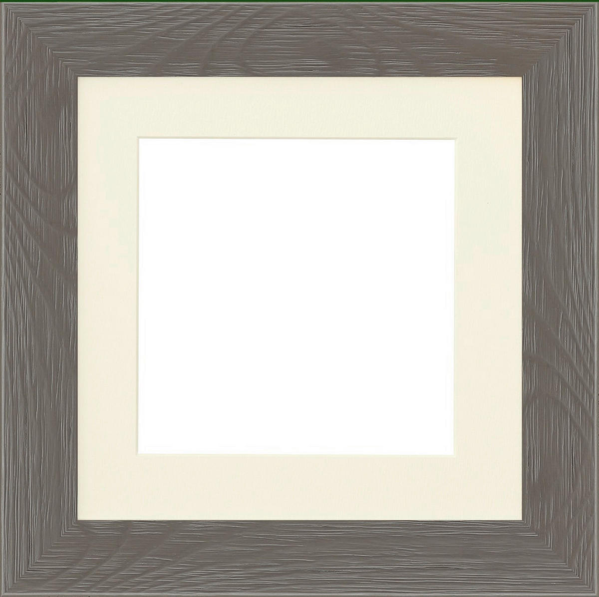 RAHMEN  - Taupe, Basics, Glas/Holz (25,4cm)