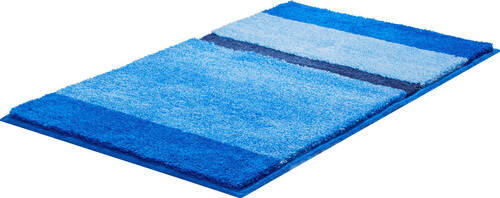 BADTEPPICH Blau 60/100 cm - Blau, Basics, Kunststoff/Textil (60/100cm) - Grund