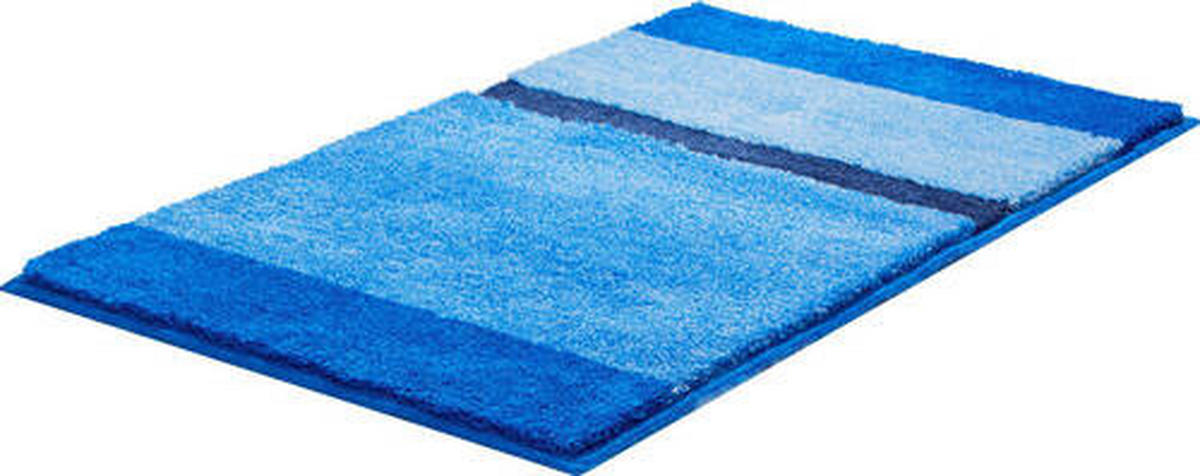 KOBEREC DO KOUPELNY, 60/100 cm - modrá, Basics, textil/plast (60/100cm) - Grund