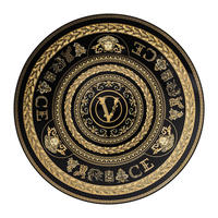 TANJIR          33/33/2 cm   - zlatna/crna, Osnovno, keramika (33/33/2cm) - Versace