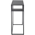SCHREIBTISCH 99,4/32,4/75 cm  in Schwarz  - Schwarz, LIFESTYLE, Holzwerkstoff/Metall (99,4/32,4/75cm) - Carryhome