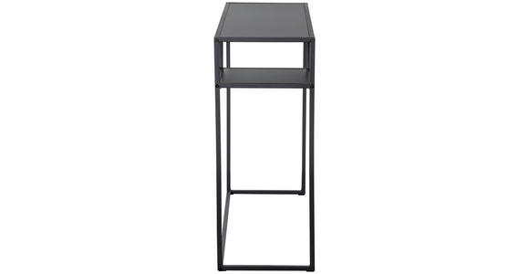 SCHREIBTISCH 99,4/32,4/75 cm  in Schwarz  - Schwarz, LIFESTYLE, Holzwerkstoff/Metall (99,4/32,4/75cm) - Carryhome