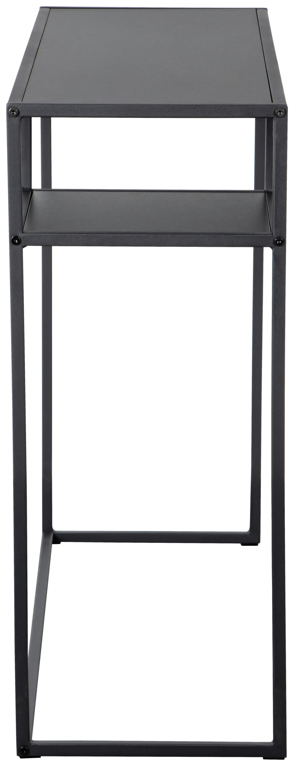 SCHREIBTISCH 99,4/32,4/75 cm  in Schwarz  - Schwarz, LIFESTYLE, Holzwerkstoff/Metall (99,4/32,4/75cm) - Carryhome