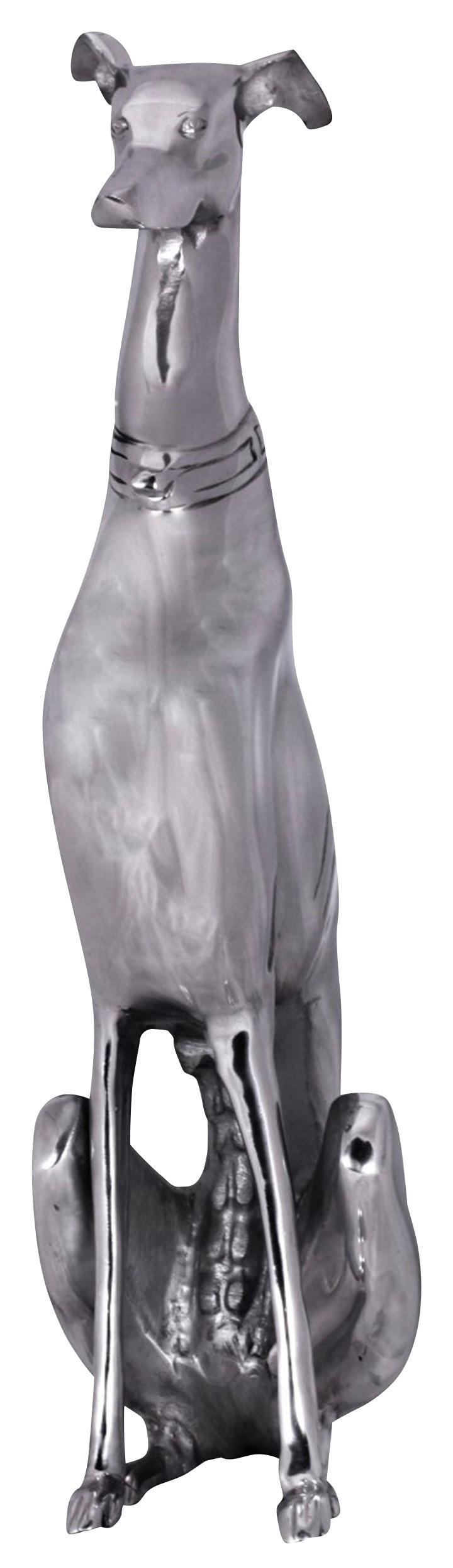 SKULPTURA - srebrne barve, Moderno, kovina (18/70/25cm) - MID.YOU