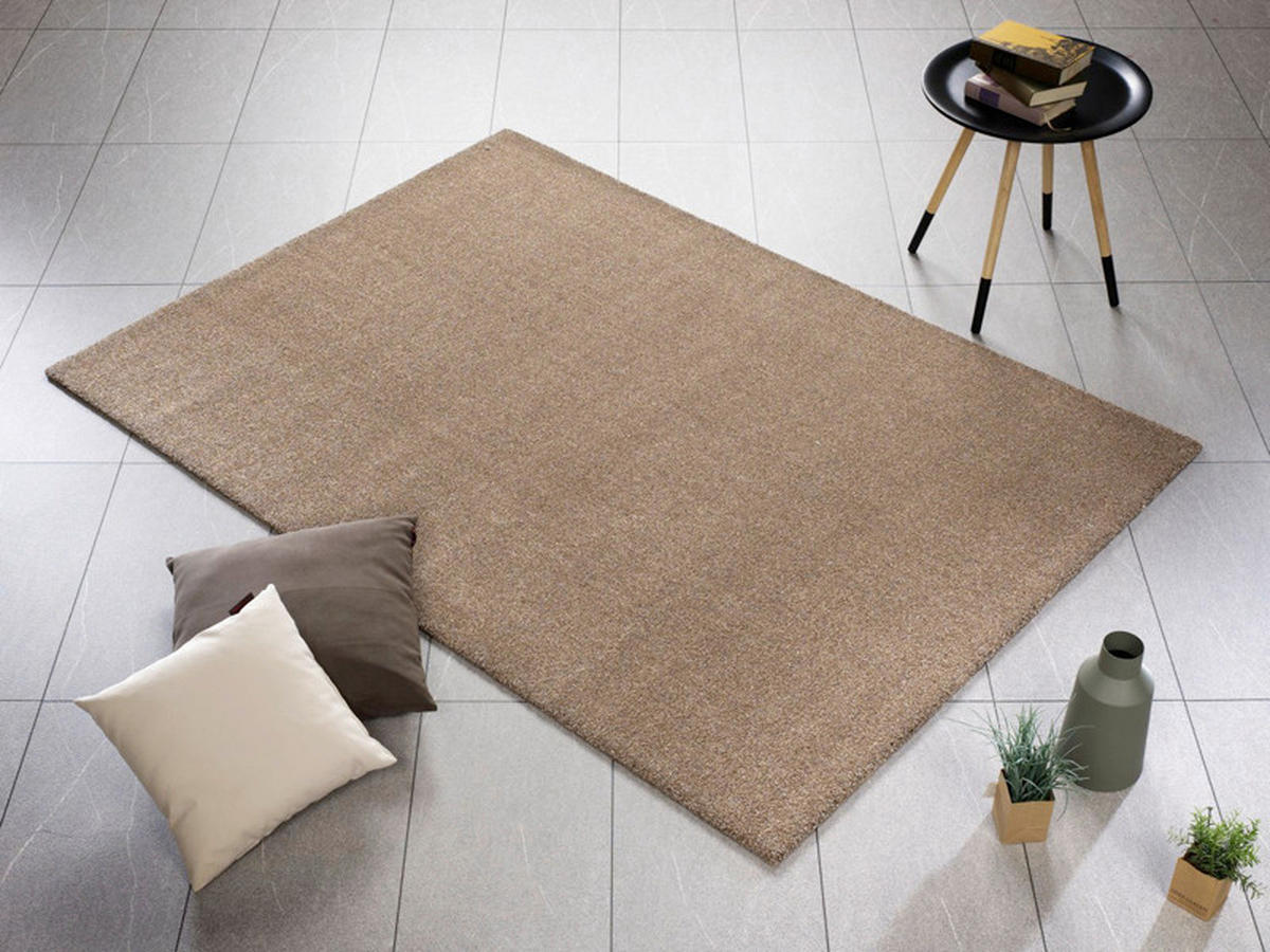 WEBTEPPICH Louvre Melange 80/150 cm Hellbraun  - Hellbraun, Basics, Textil (80/150cm) - Novel