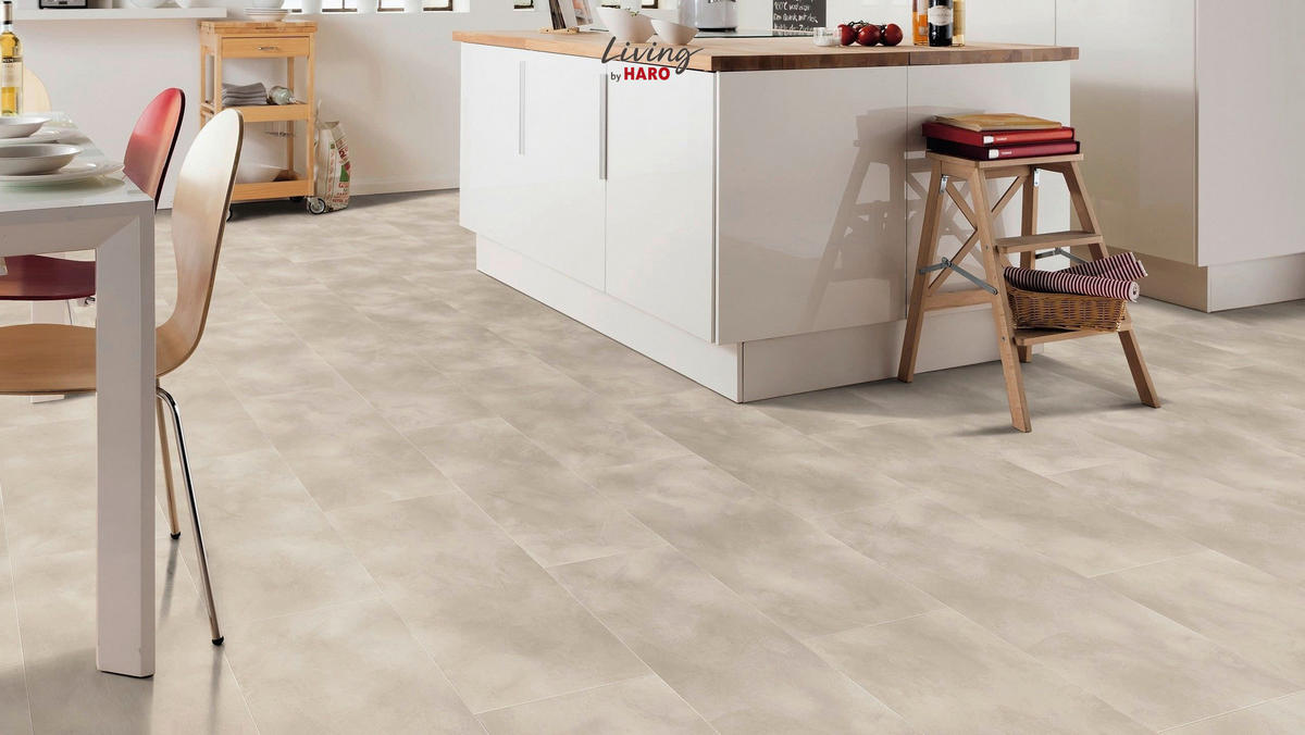 VINYLBODEN  per  m² - Hellgrau/Grau, Design, Holzwerkstoff (63,1/31,3/0,65cm) - Living by HARO