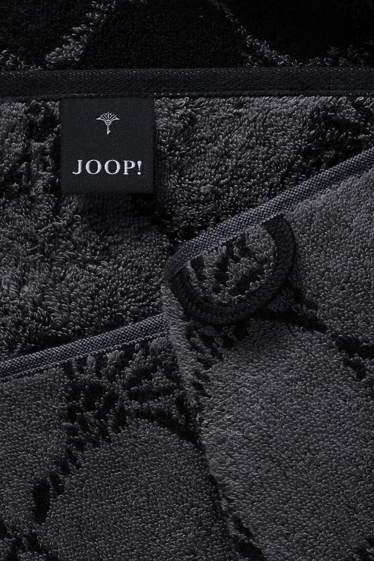 SAUNATUCH 80/200 cm JOOP! CLASSIC Schwarz  - Schwarz, Basics, Textil (80/200cm) - Joop! Living