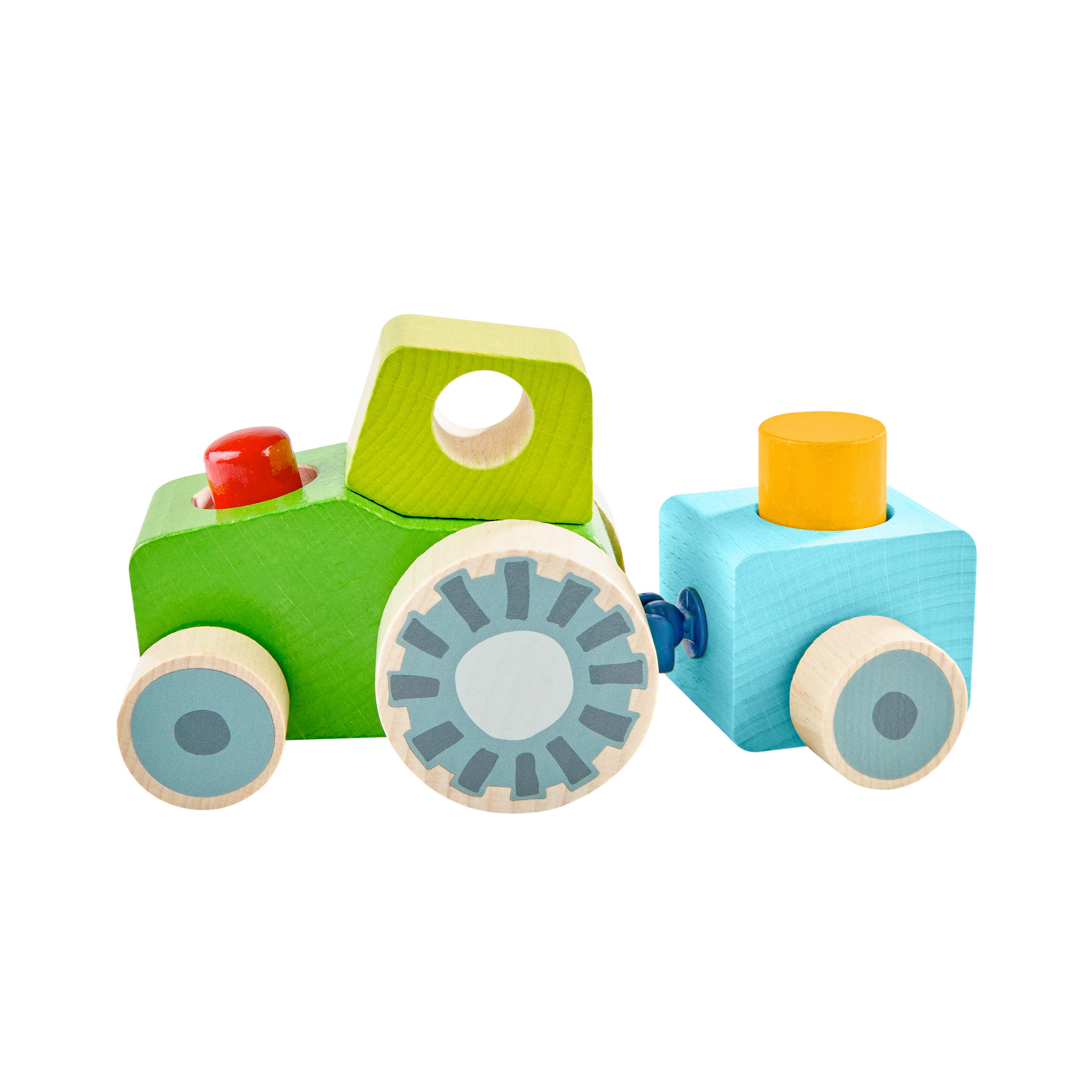 MOTORIKSPIEL Entdeckerfahrzeug  - Multicolor, Basics, Holz (17/8/8cm) - Haba