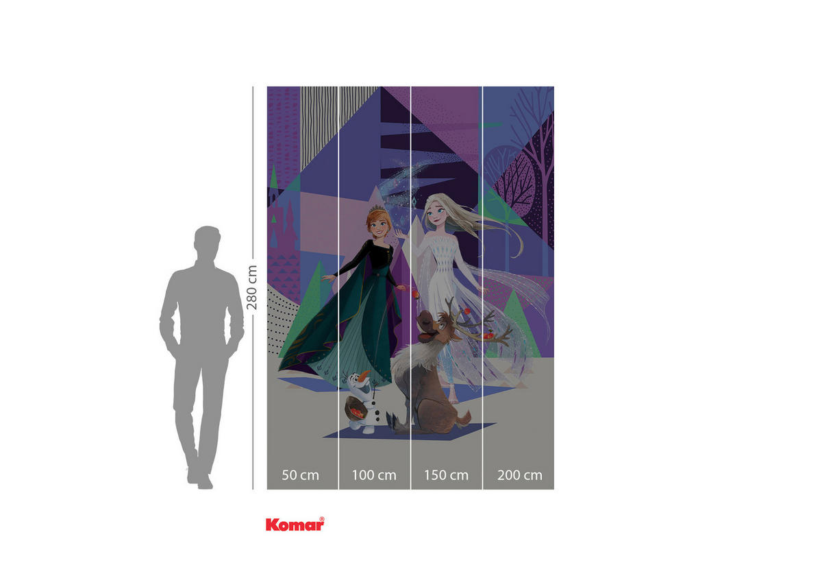 FOTOTAPET 200/280 cm  - multicolor, Trend, textil (200/280cm)
